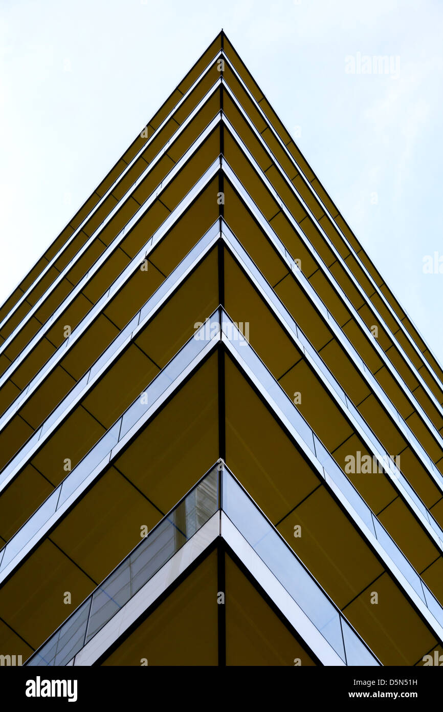 Coin de bâtiment dans Angel Passage, Ville de London Banque D'Images