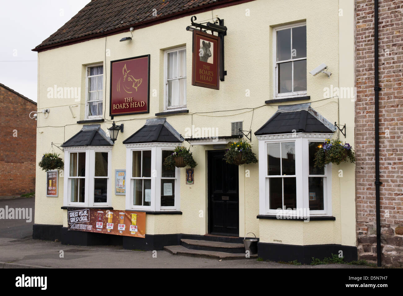 La tête de sanglier Ville Berkeley dans le Gloucestershire England UK Banque D'Images