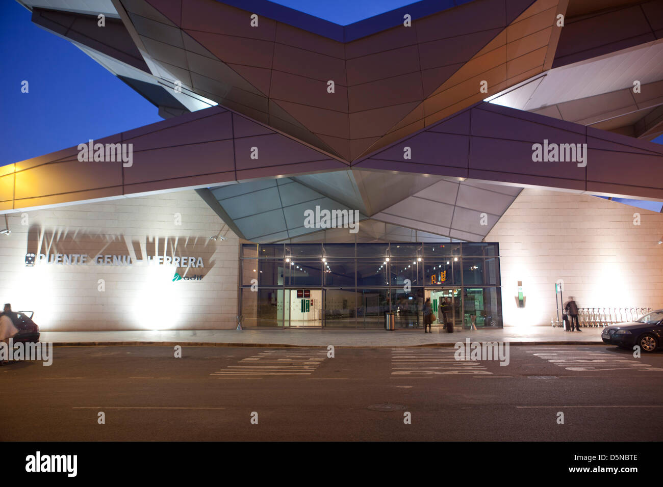 Vitesse élevée de Puente Genil railway station Banque D'Images