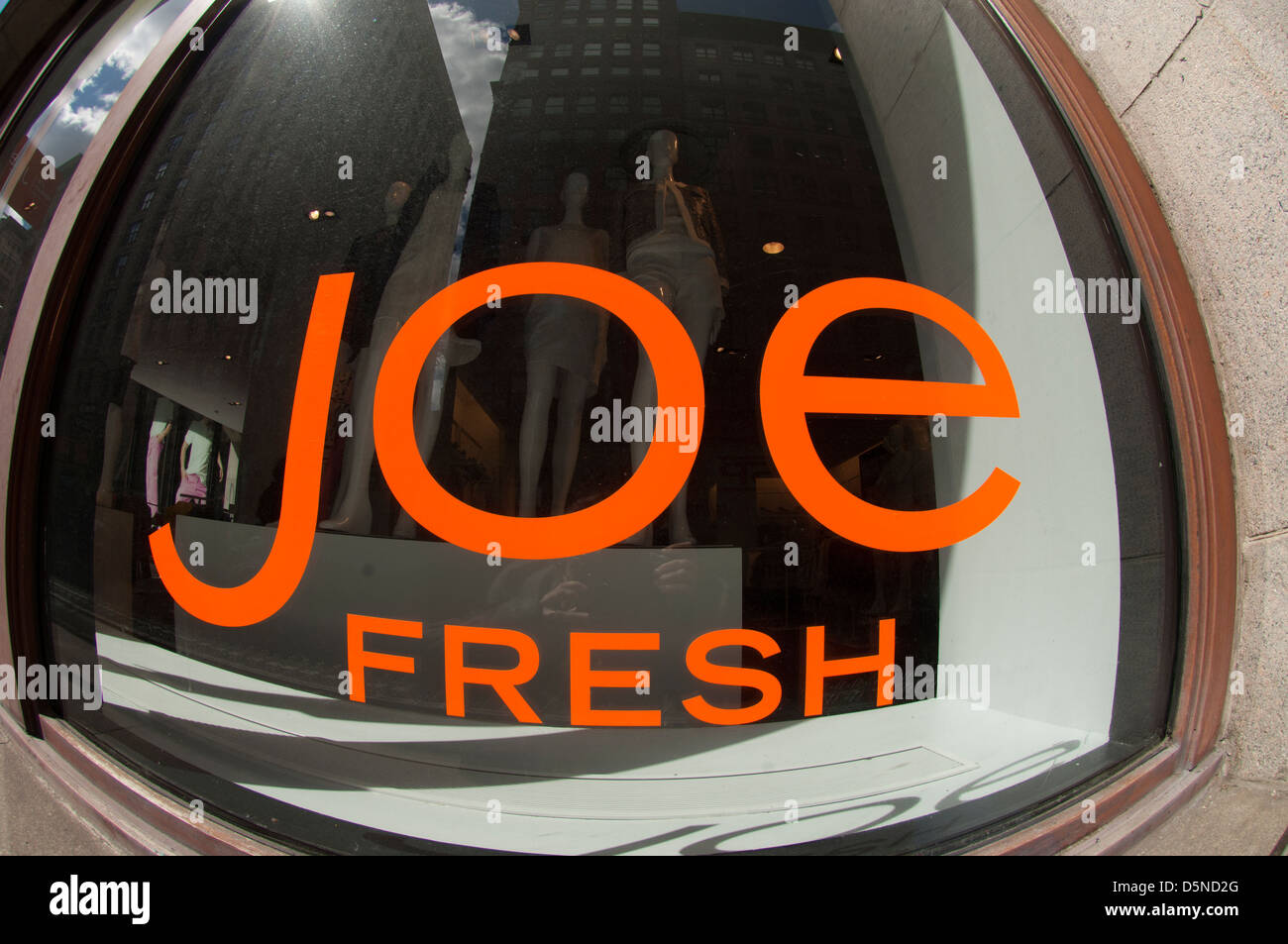 La boutique Joe Fresh vu dans le quartier de Chelsea à New York Banque D'Images