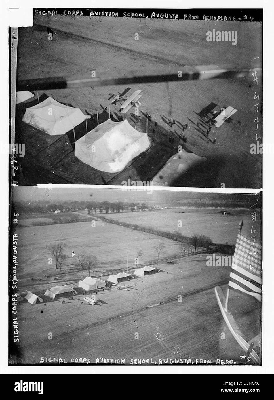 Signal Corps Aviation School, Augusta Airplane [4] (LOC) Banque D'Images