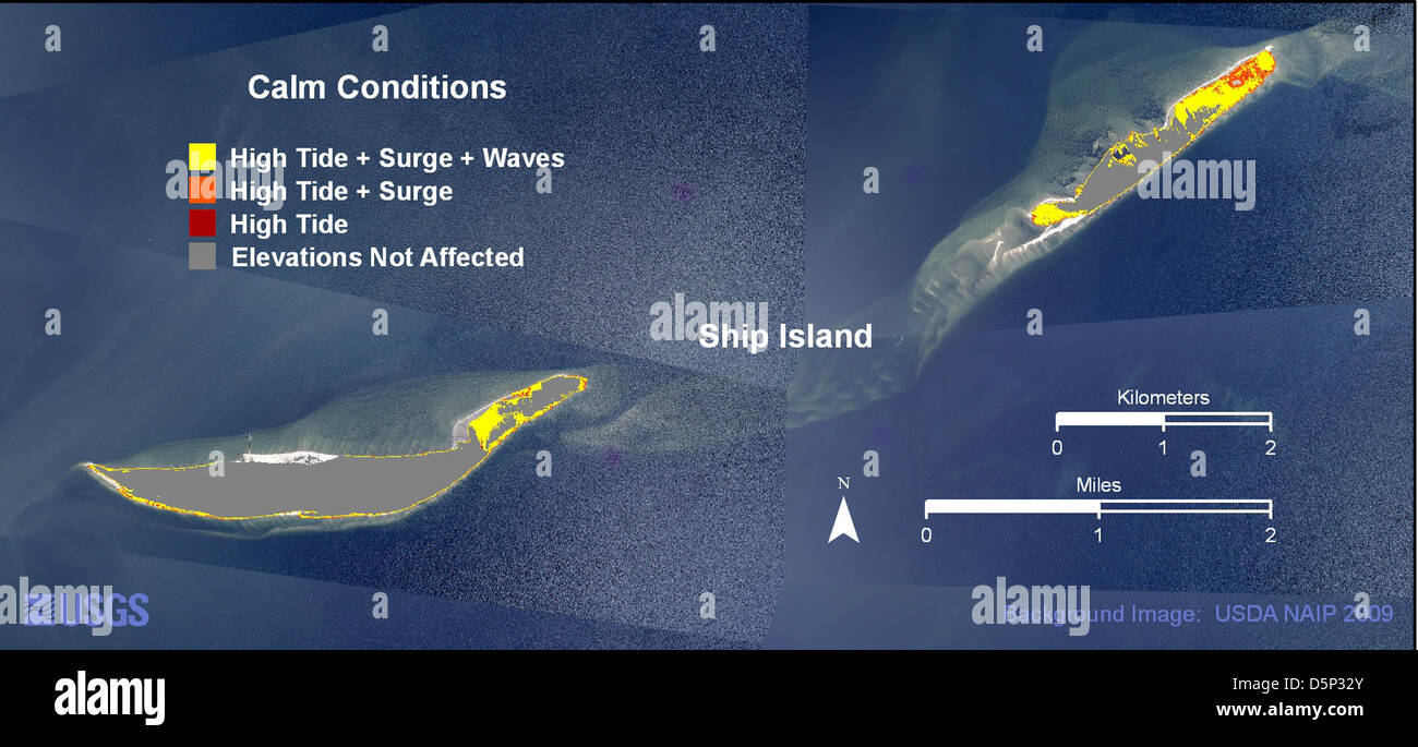 Golfe Golfe du Mexique l'eau profonde illustration catastrophe horizon carte inondation tempête de déversements d'eau météo scénario usgs Banque D'Images