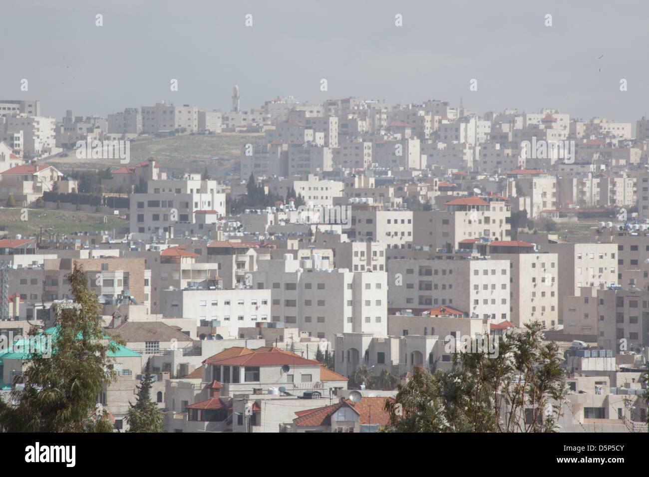 Vue d'Amman, Jordanie, une belle capitale dans un pays du Moyen-Orient Banque D'Images