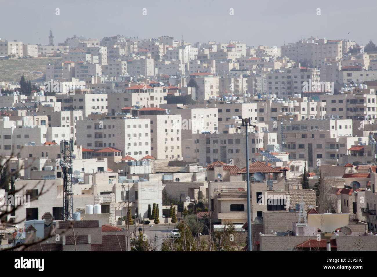 Vue d'Amman, Jordanie, une belle capitale dans un pays du Moyen-Orient Banque D'Images