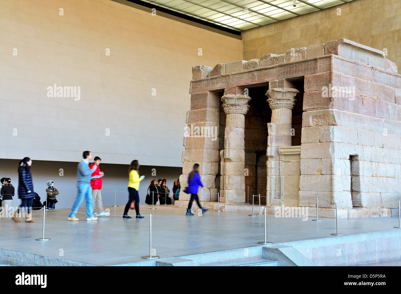 Metropolitan Museum of Art, Le Temple de Dendur, période romaine, ca 15 b c , l'Egyptien, Dendur... Banque D'Images