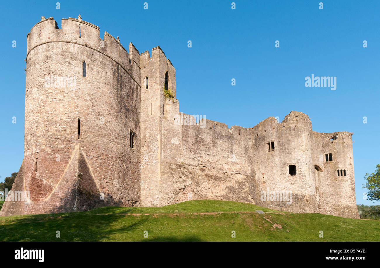 Pays de Galles, Chepstow, Château de Chepstow Banque D'Images