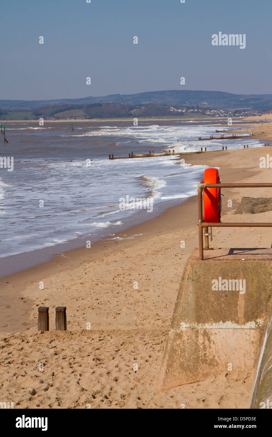 Plage d'Exmouth Devon England UK Banque D'Images