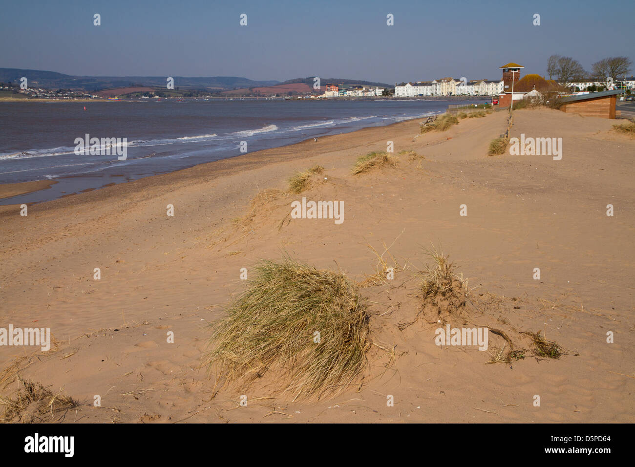 Plage d'Exmouth Devon England UK Banque D'Images