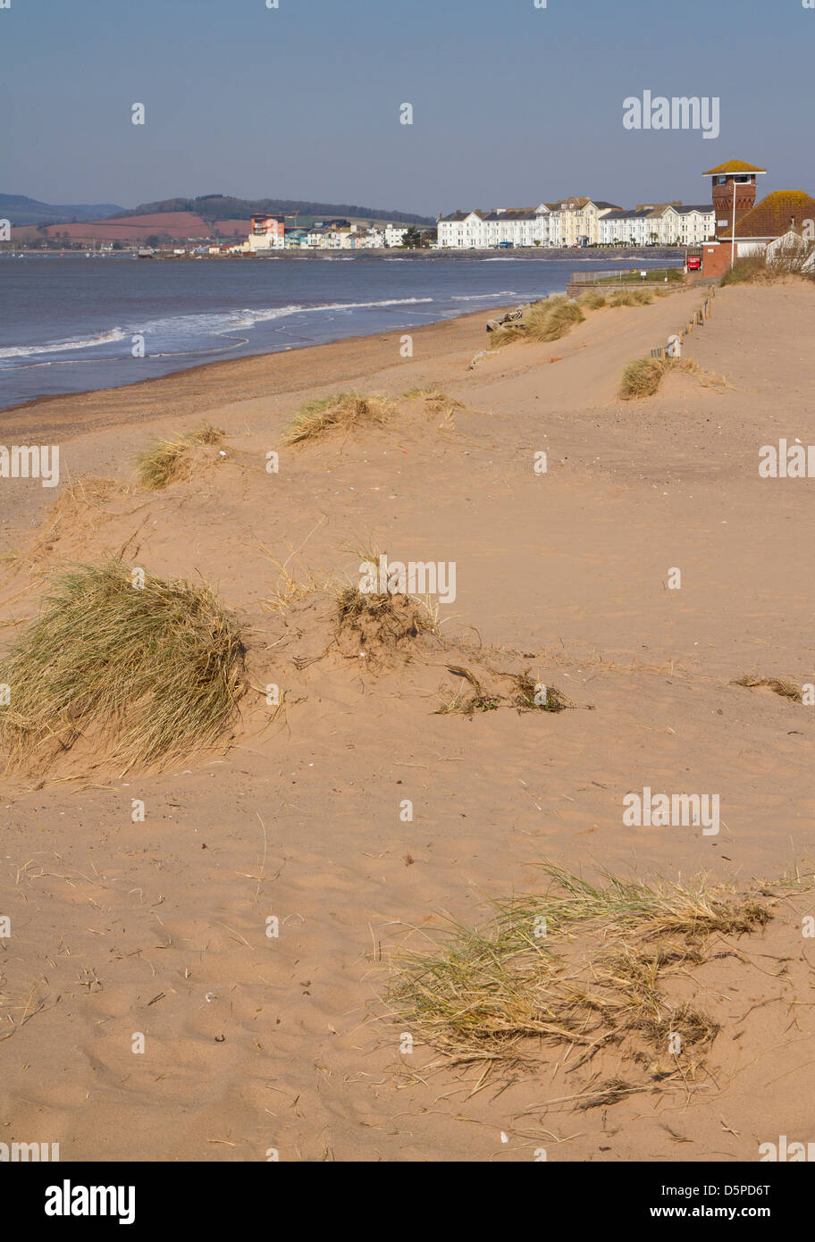 Plage d'Exmouth Devon England UK Banque D'Images