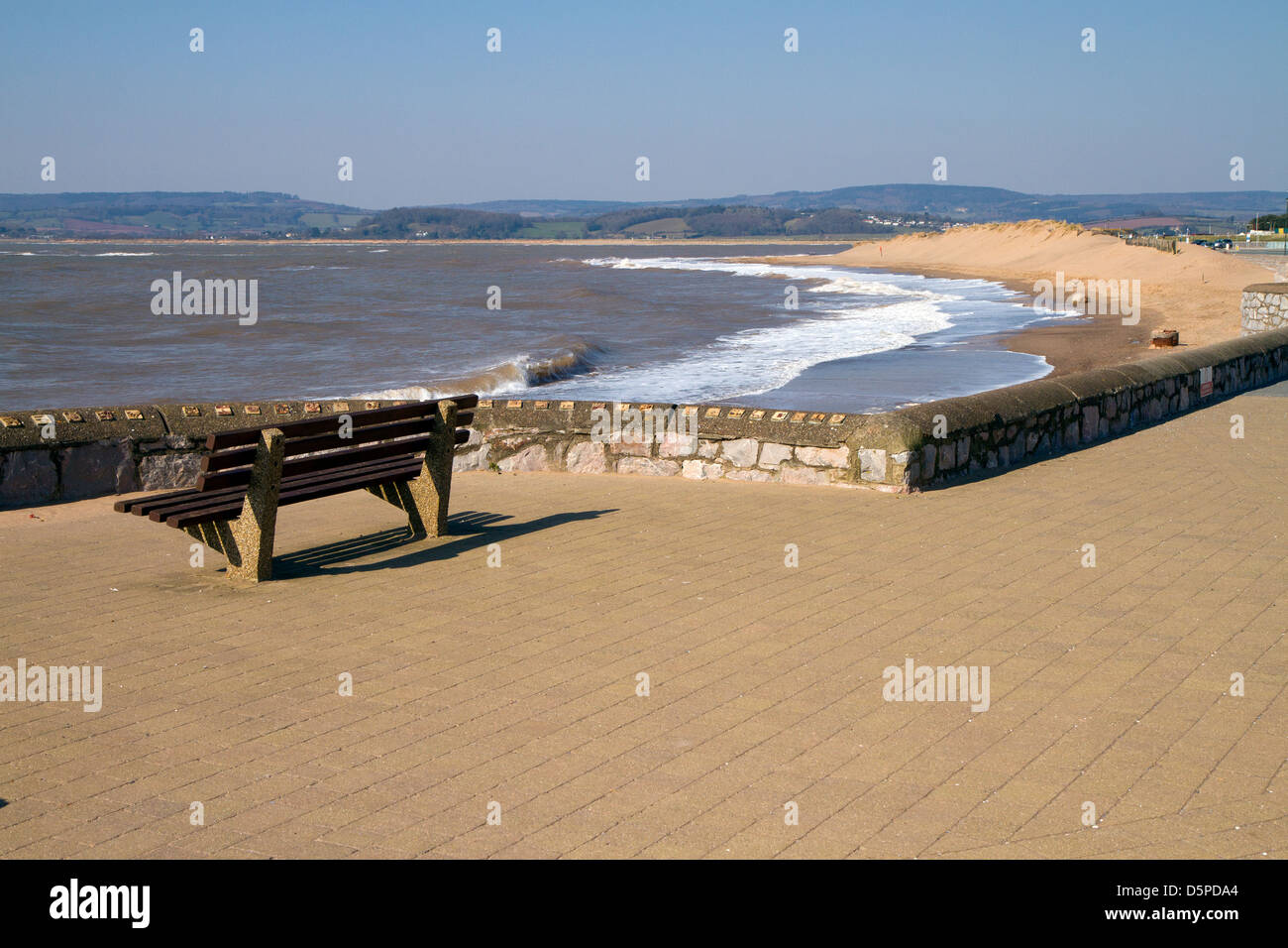 Plage d'Exmouth Devon England UK Banque D'Images