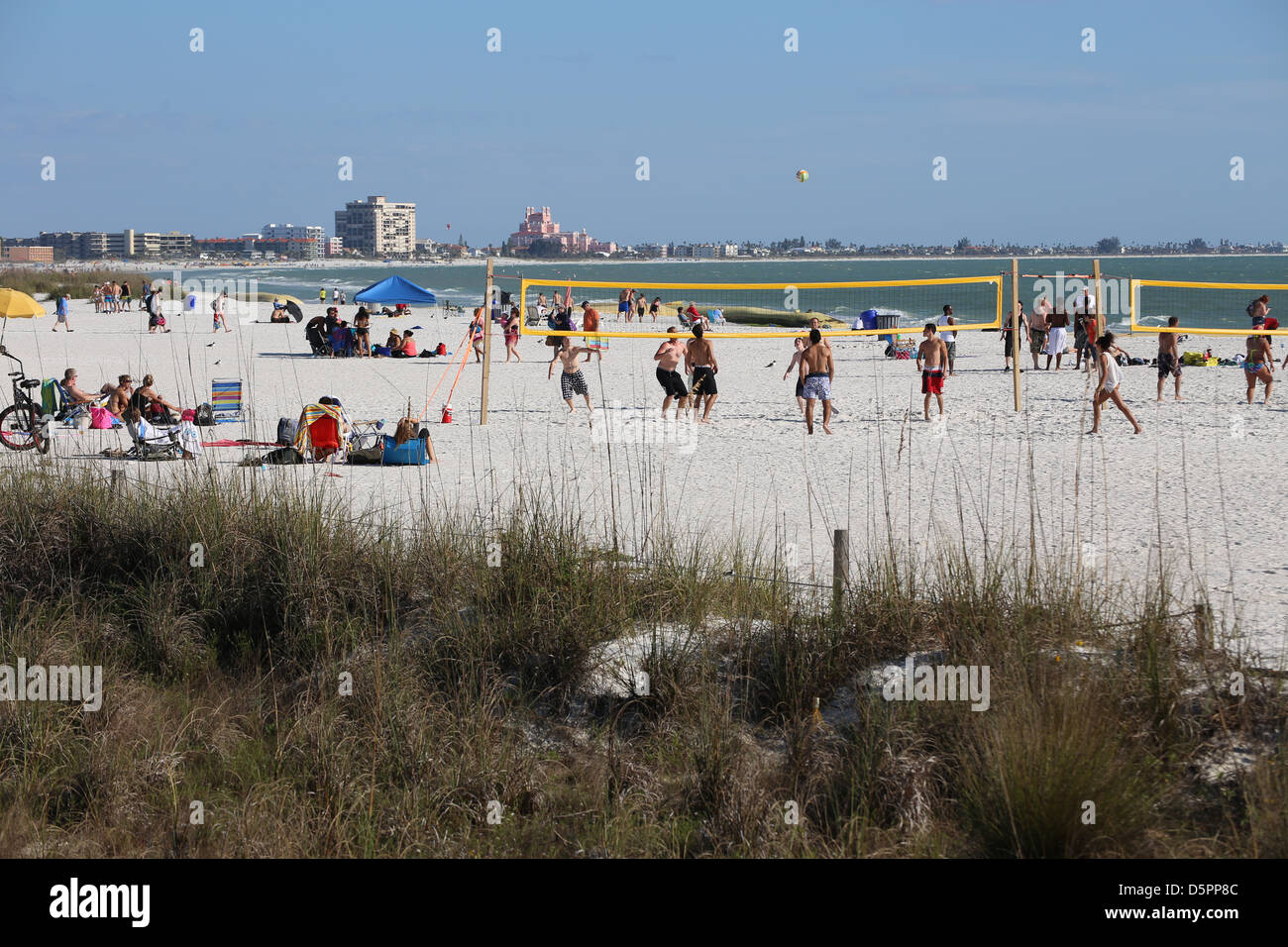 Saint Pete Beach est une ville côtière à Pinellas County, Florida, United States, célèbre pour son statut de destination touristique Banque D'Images