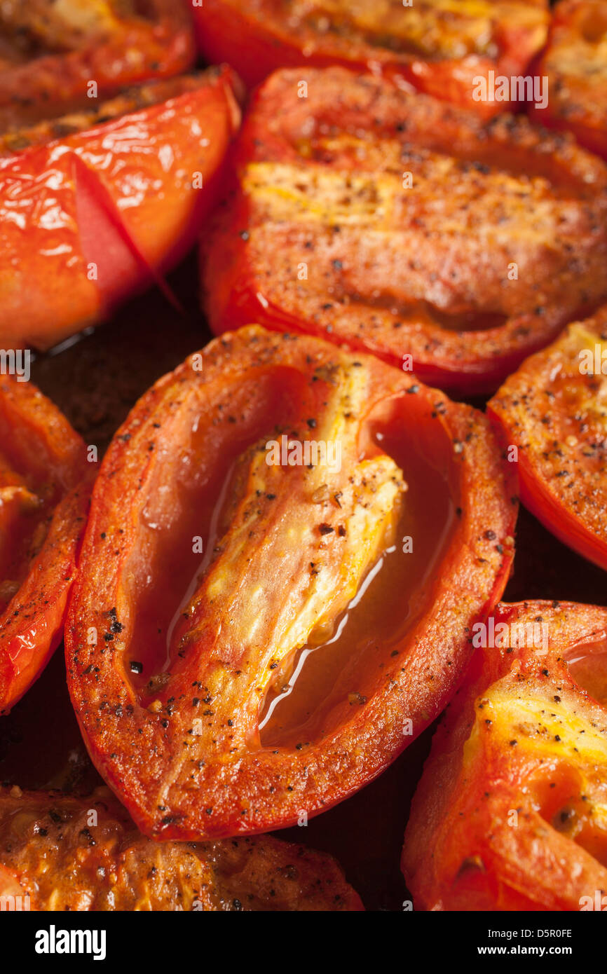 Rôti de tomates Banque D'Images