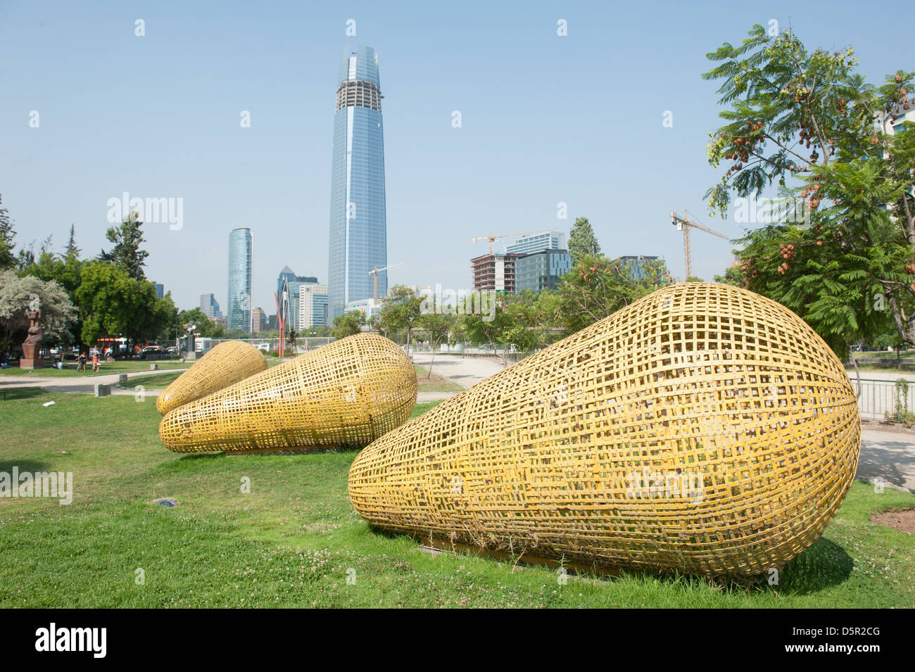 Gran Torre Santiago ('Grand Tour de Santiago') à Santiago, Chili. plus haut édifice de l'Amérique du Sud Banque D'Images