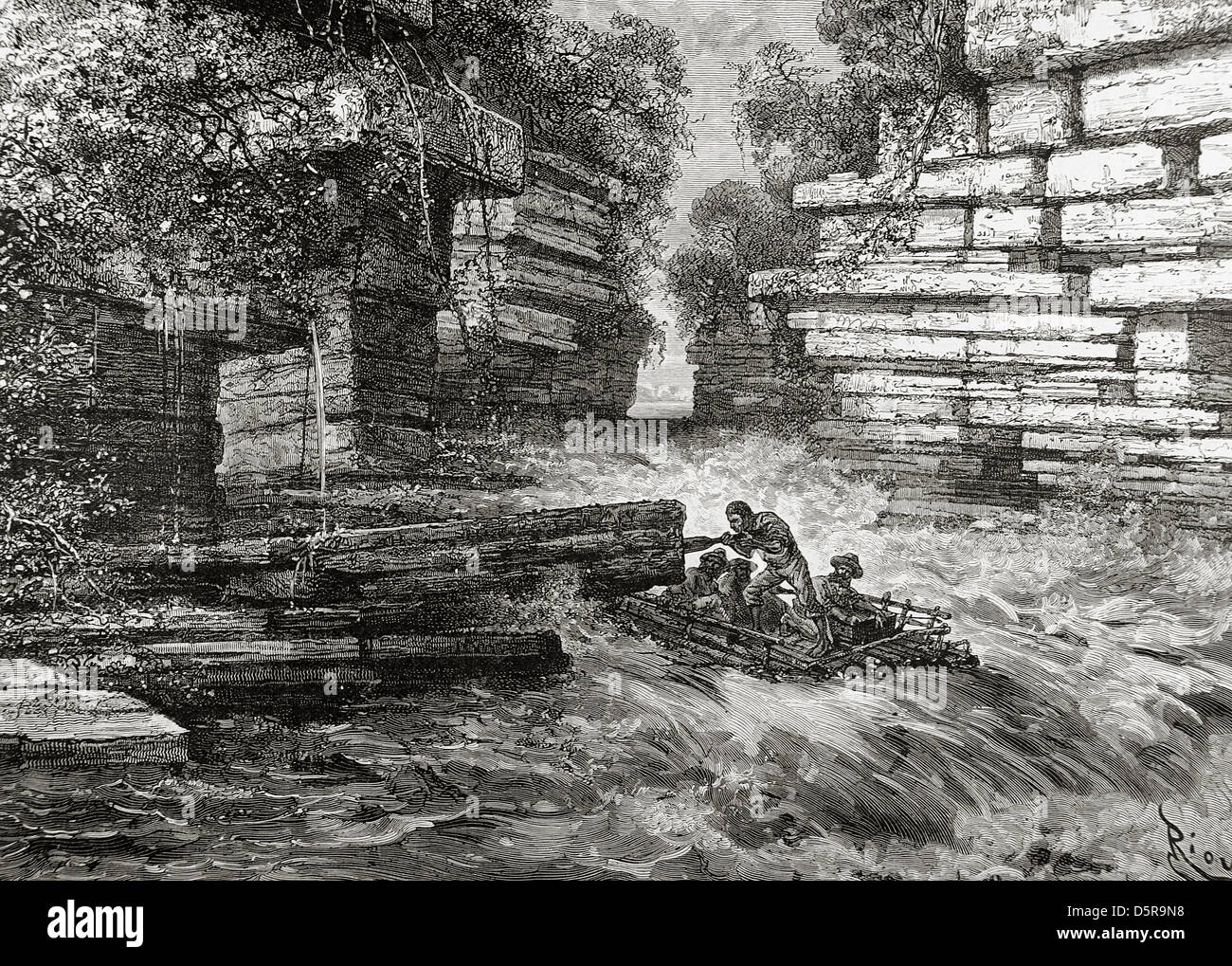 William Clark (1770-1838). L'explorateur et militaire américain. Expédition Lewis et Clark (1803-1806). Passer le premier volet. Banque D'Images