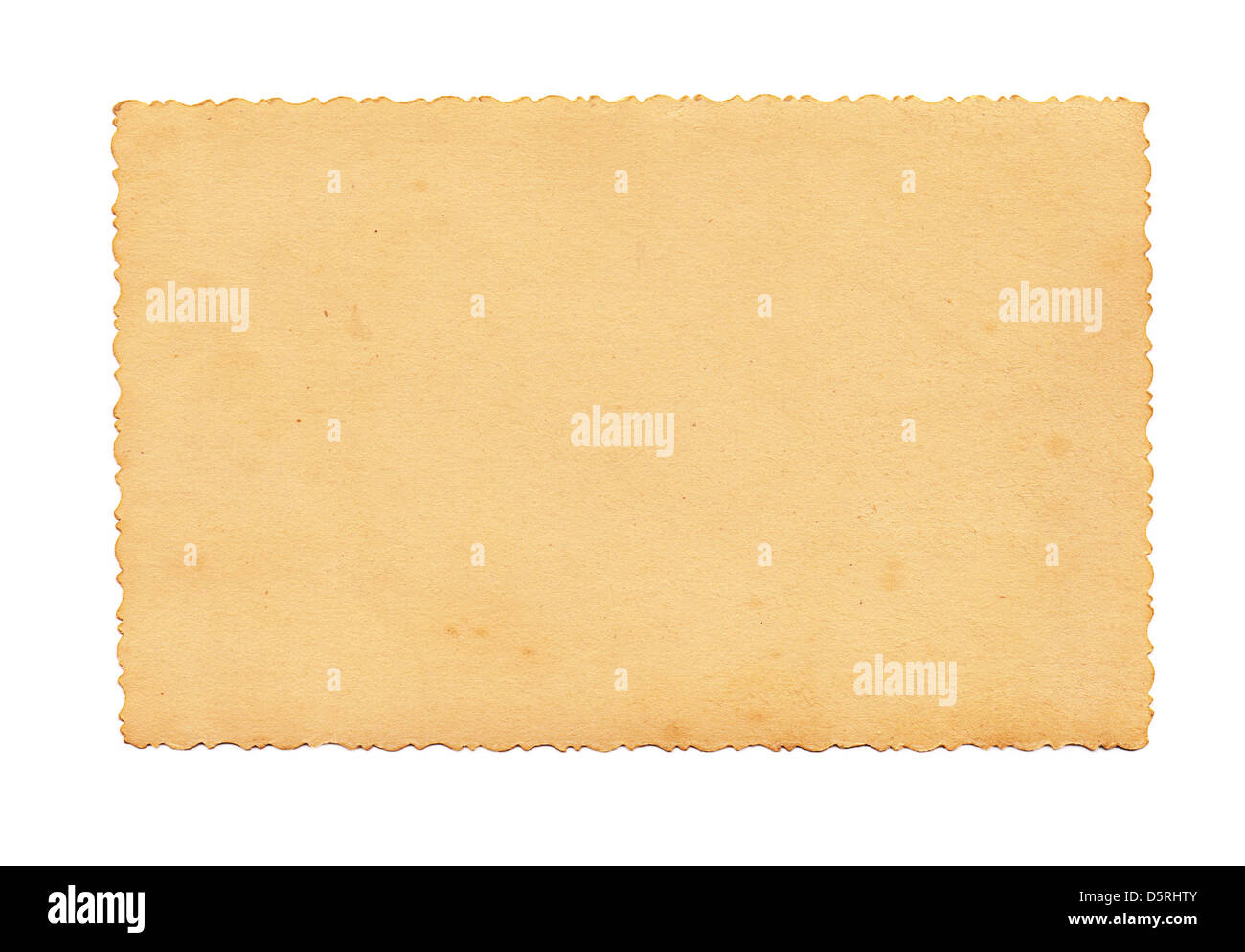 Photo ancienne vintage texture sur fond blanc Banque D'Images