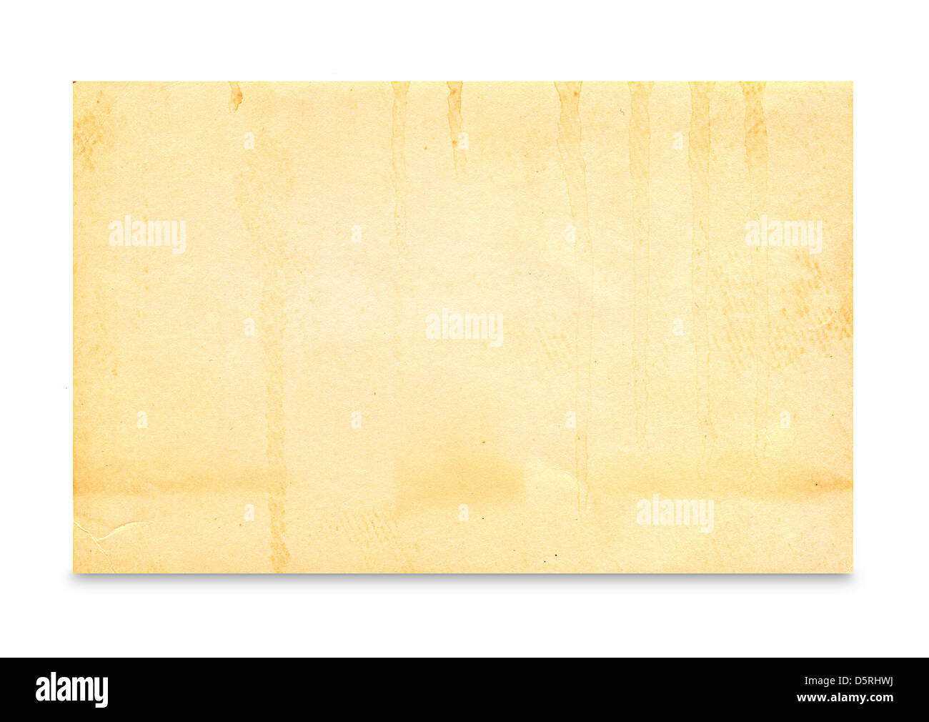 Photo ancienne vintage texture sur fond blanc Banque D'Images