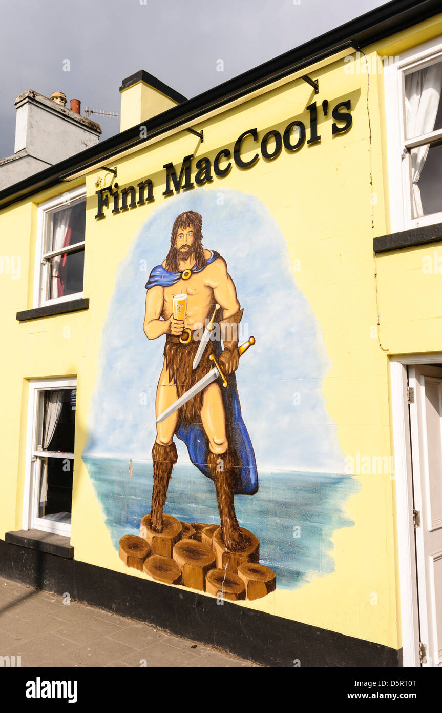 Finn McCool pub, Bushmills Banque D'Images