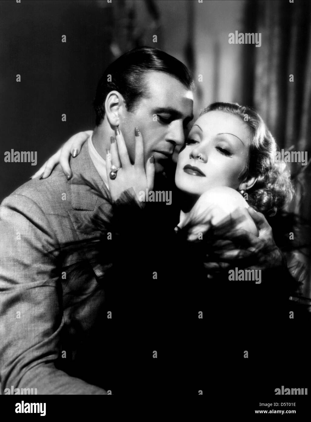 GARY COOPER, Marlene Dietrich, désir, 1936 Banque D'Images