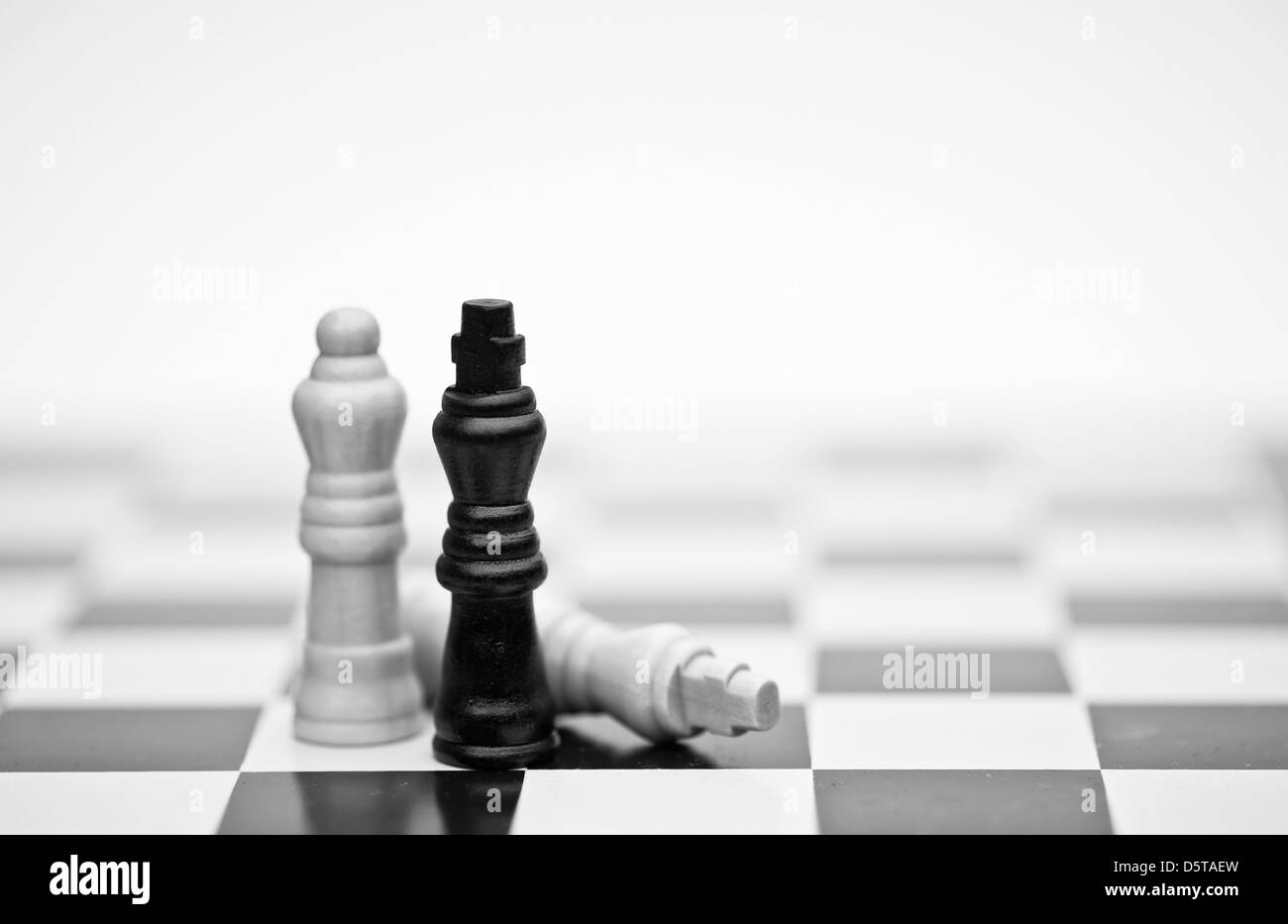 Application de la stratégie d'échecs et des tactiques en champ entreprise concept Banque D'Images