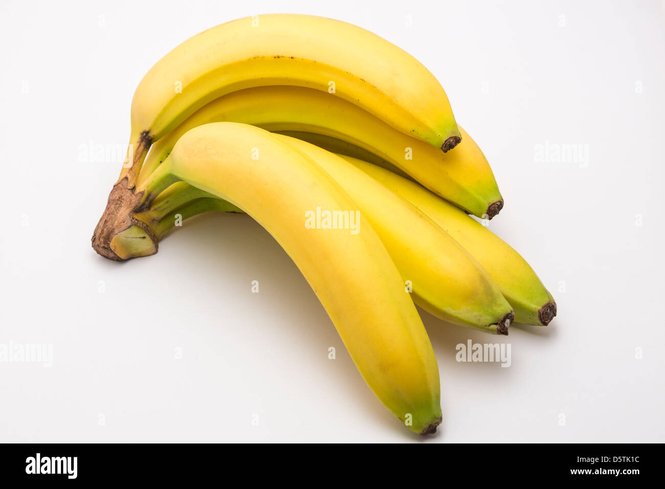 Le libre-échange la banane sur fond blanc Banque D'Images