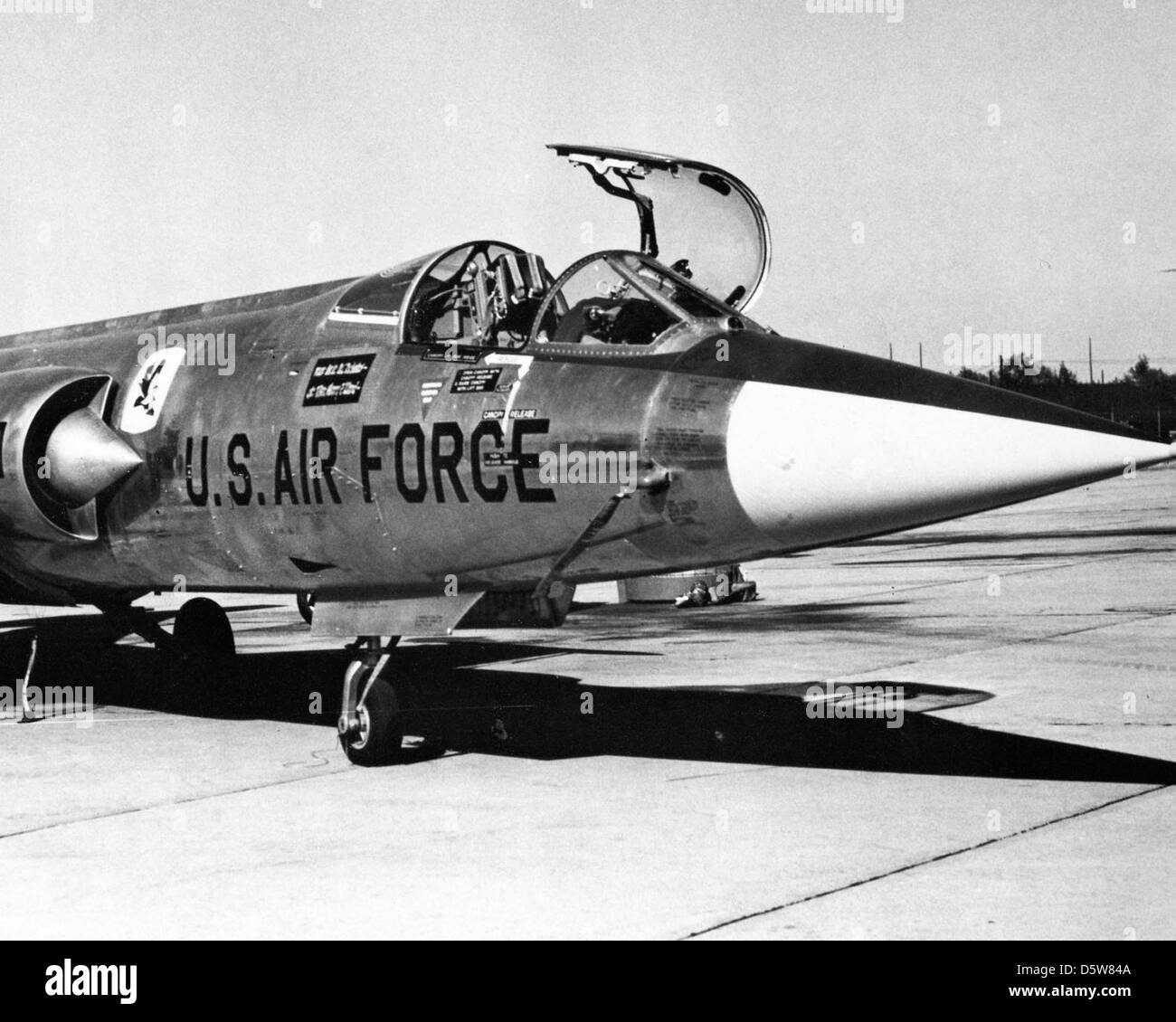 Lockheed starfighter Banque d'images noir et blanc - Alamy