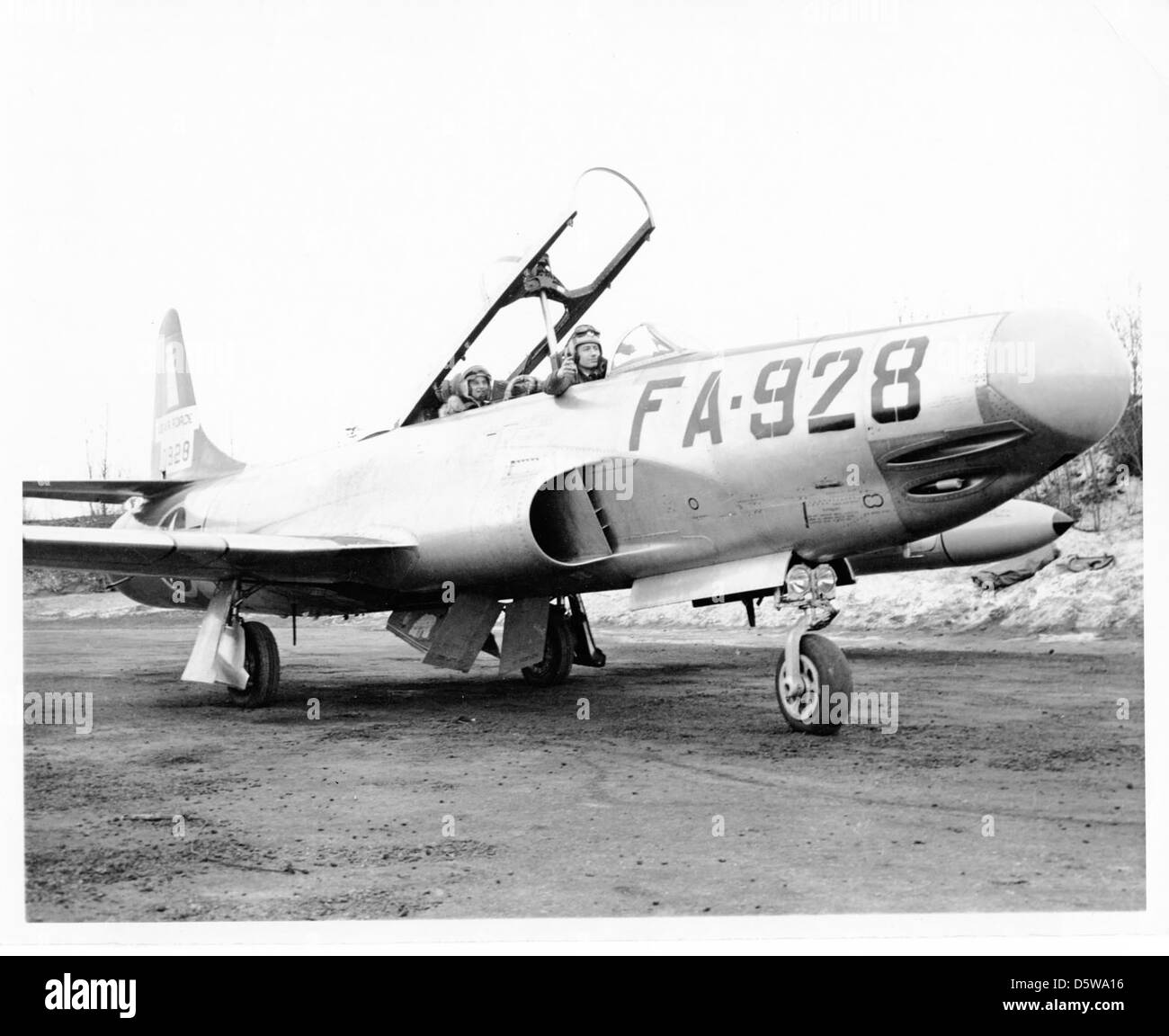 Lockheed F-94B-1-LO 'Starfire' du 133e FIS, Grenier AFB, N.H. Banque D'Images