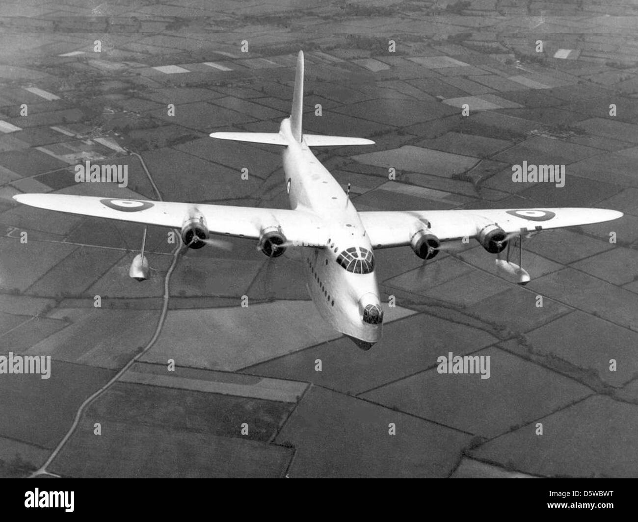 Le Sunderland Mk 1 est un hydravion britannique utilisé pendant la seconde Guerre mondiale pour la reconnaissance maritime, la guerre anti-sous-marine et les opérations de sauvetage air-mer. Banque D'Images