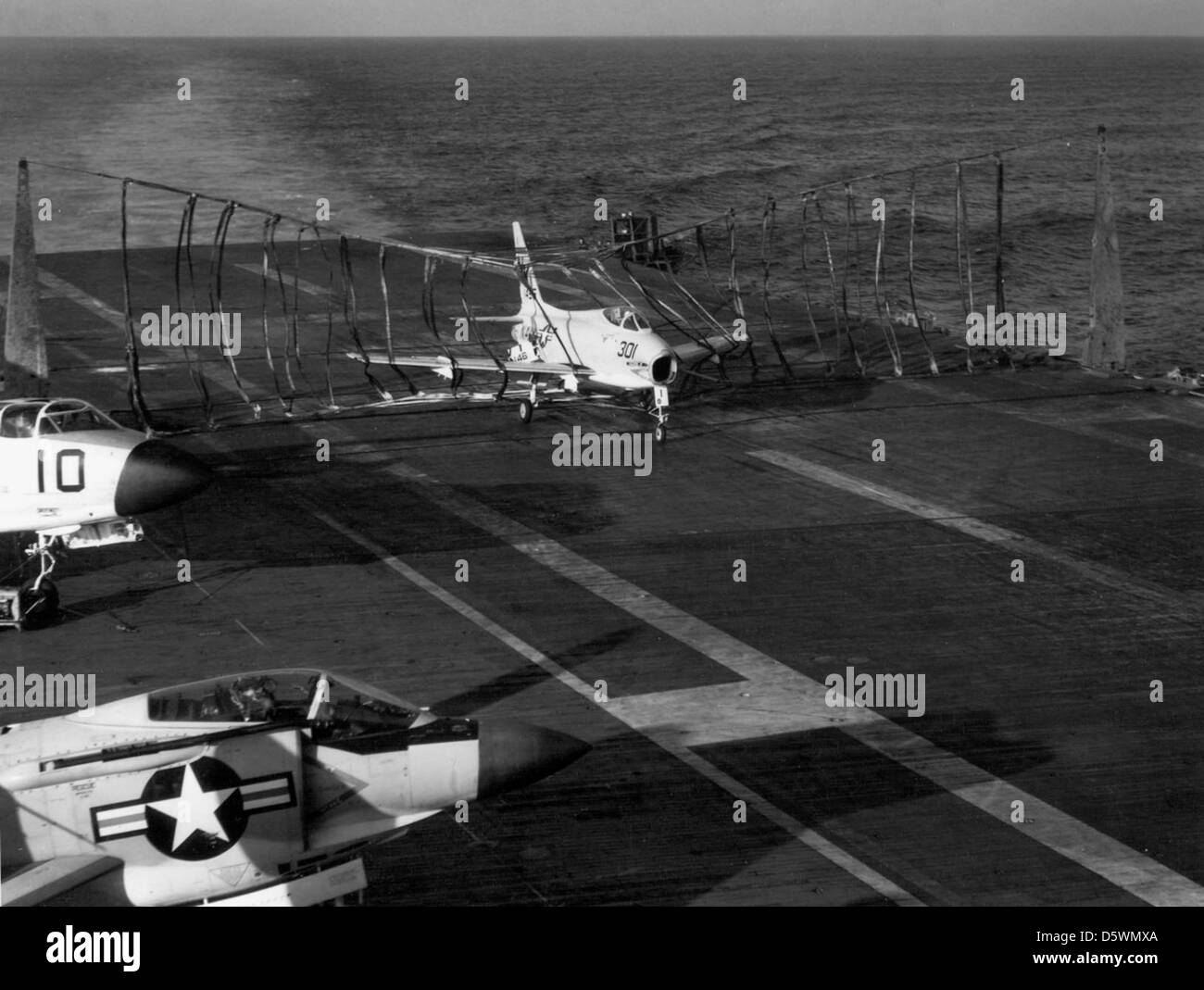 La FJ4B nordaméricaine « Fury » de l'escadron d'attaque va146 « Blue