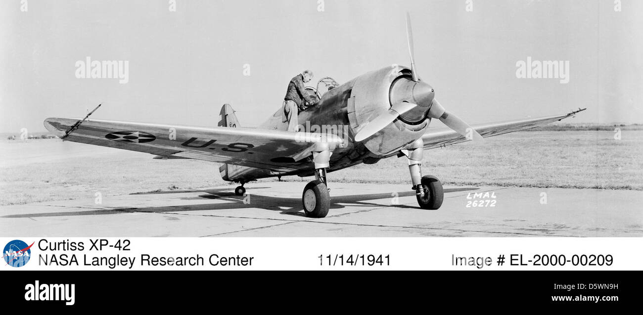 Curtiss XP-42 Banque D'Images
