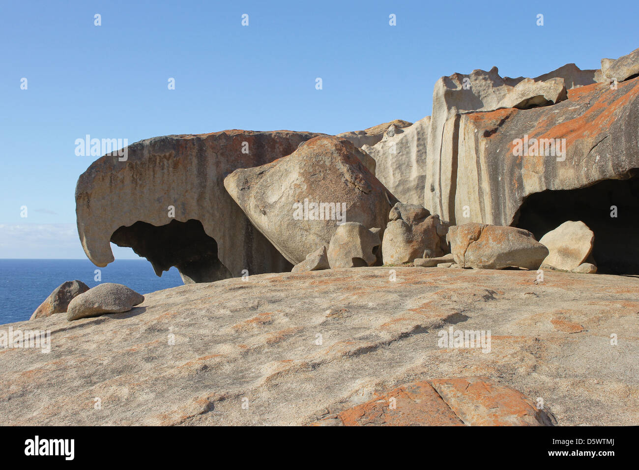 Remarkable Rocks, parc national de Flinders Chase, Kangaroo Island, Australie du Sud Banque D'Images