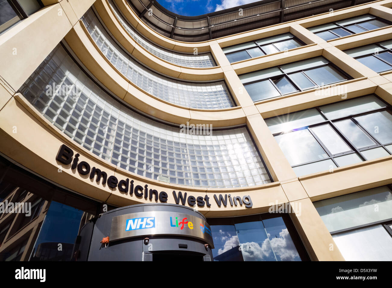 La biomédecine à l'Aile Ouest, Centre de la vie de classe mondiale de la science. Banque D'Images