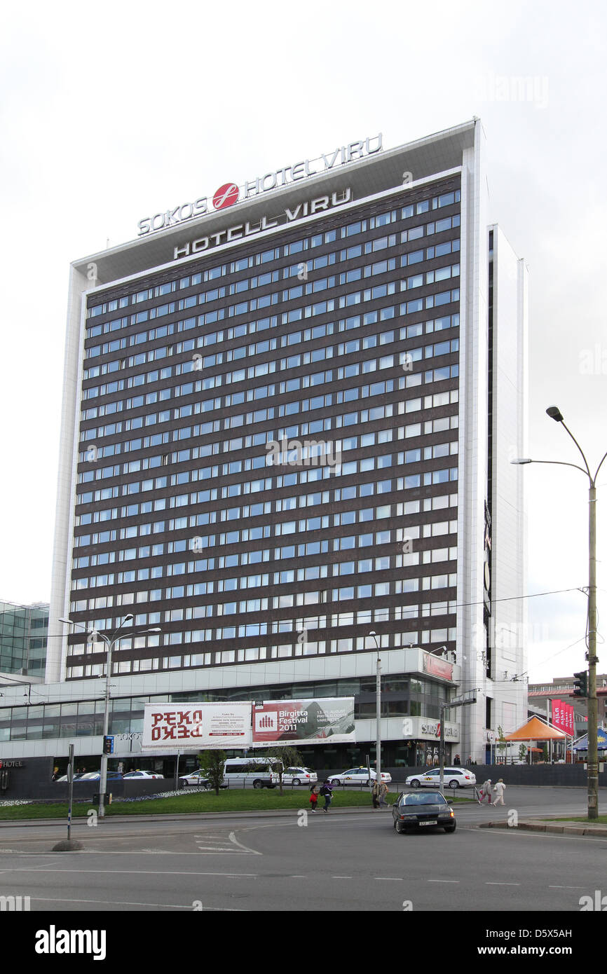 Sokos Hotel Viru Tallinn en Estonie Banque D'Images