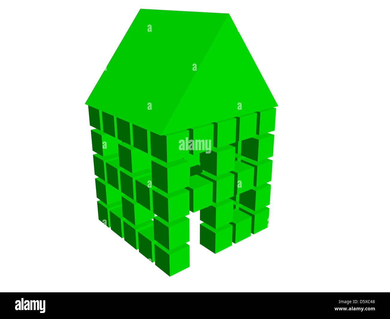 L'image. 3d home 10 Banque D'Images