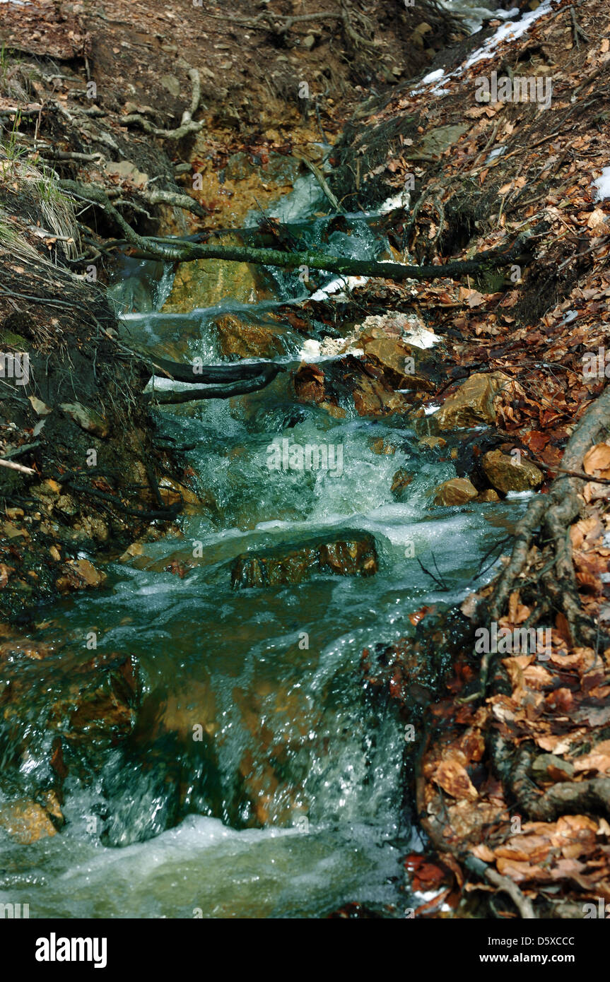 L’eau courante Banque D'Images