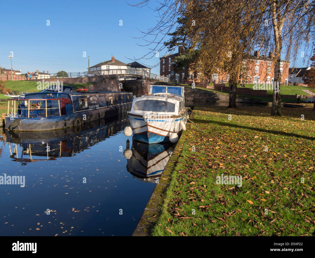 Stourport worcestershire bassins Banque D'Images