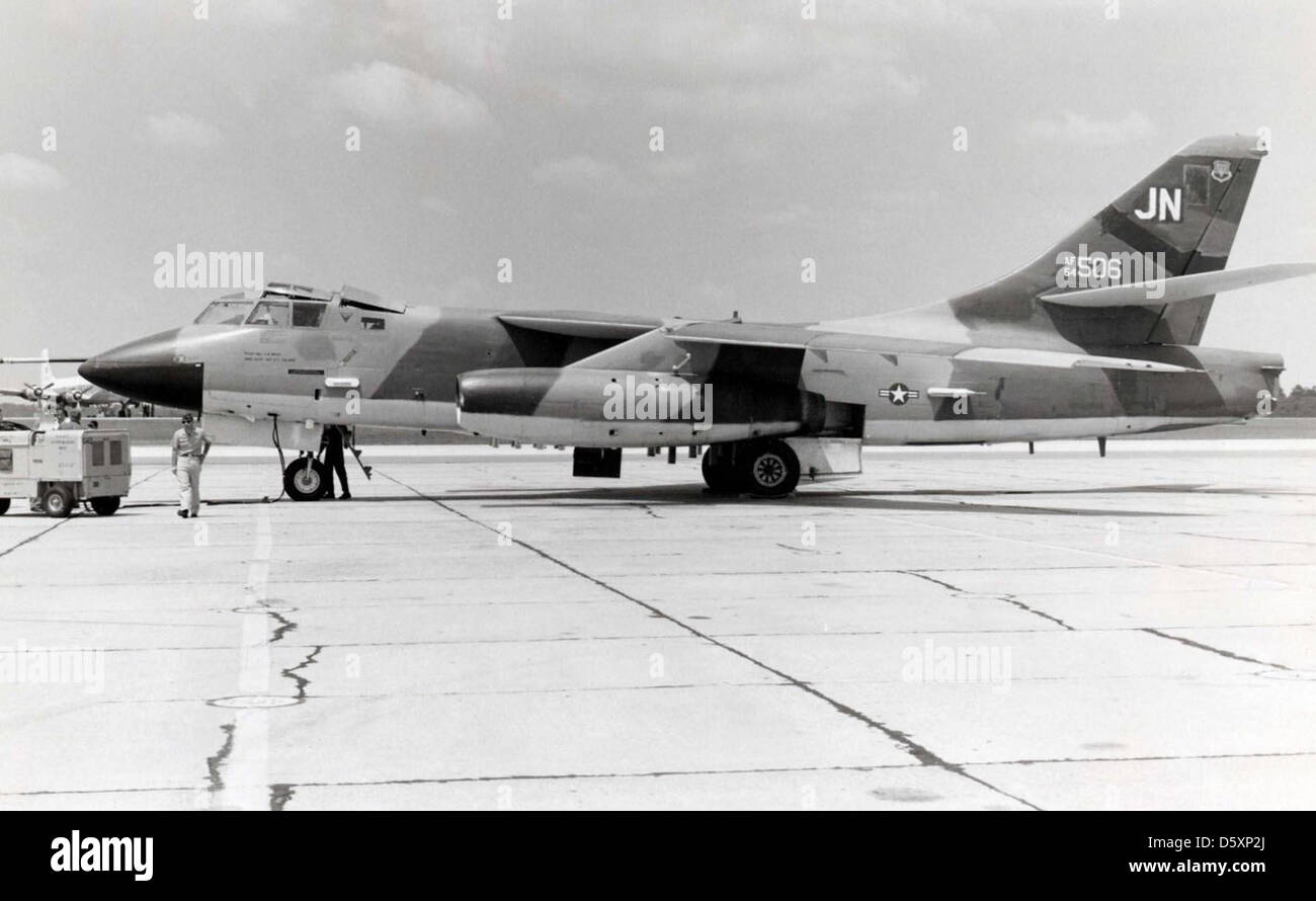 Le Douglas EB-66E 'Destroyer' était une variante du RB-66, conçue pour la guerre électronique et les missions de reconnaissance. Il a été utilisé par l'US Air Force pour le renseignement des signaux pendant la guerre froide. Banque D'Images