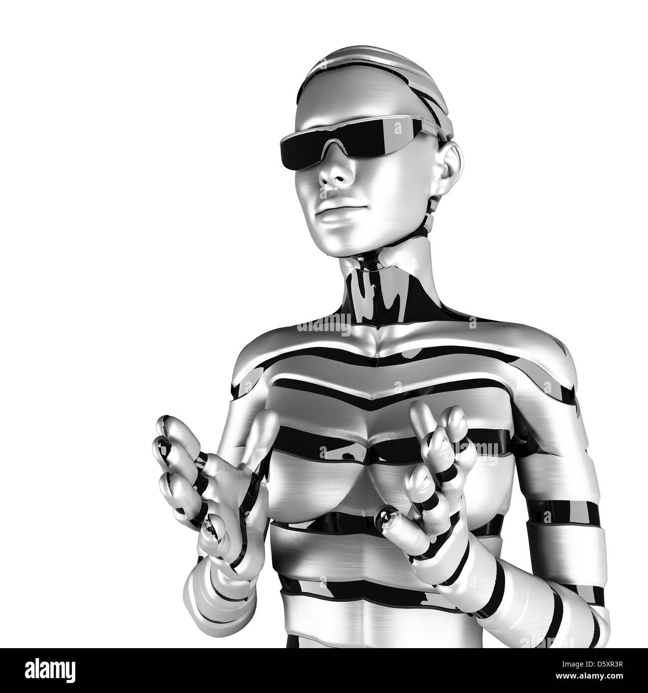 femme robot Banque D'Images