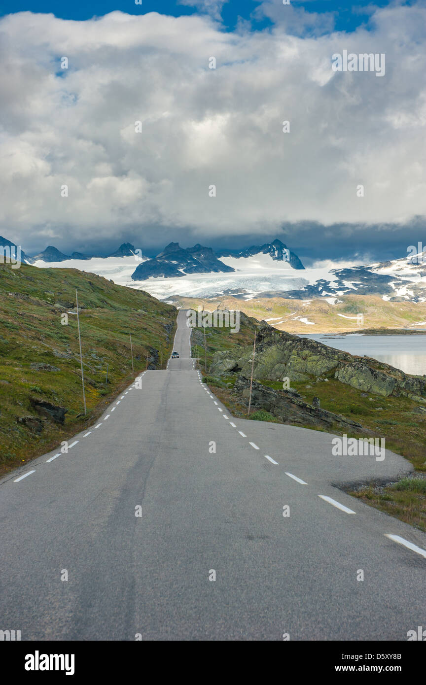 Scenic Route 55, Norvège Photo Stock - Alamy