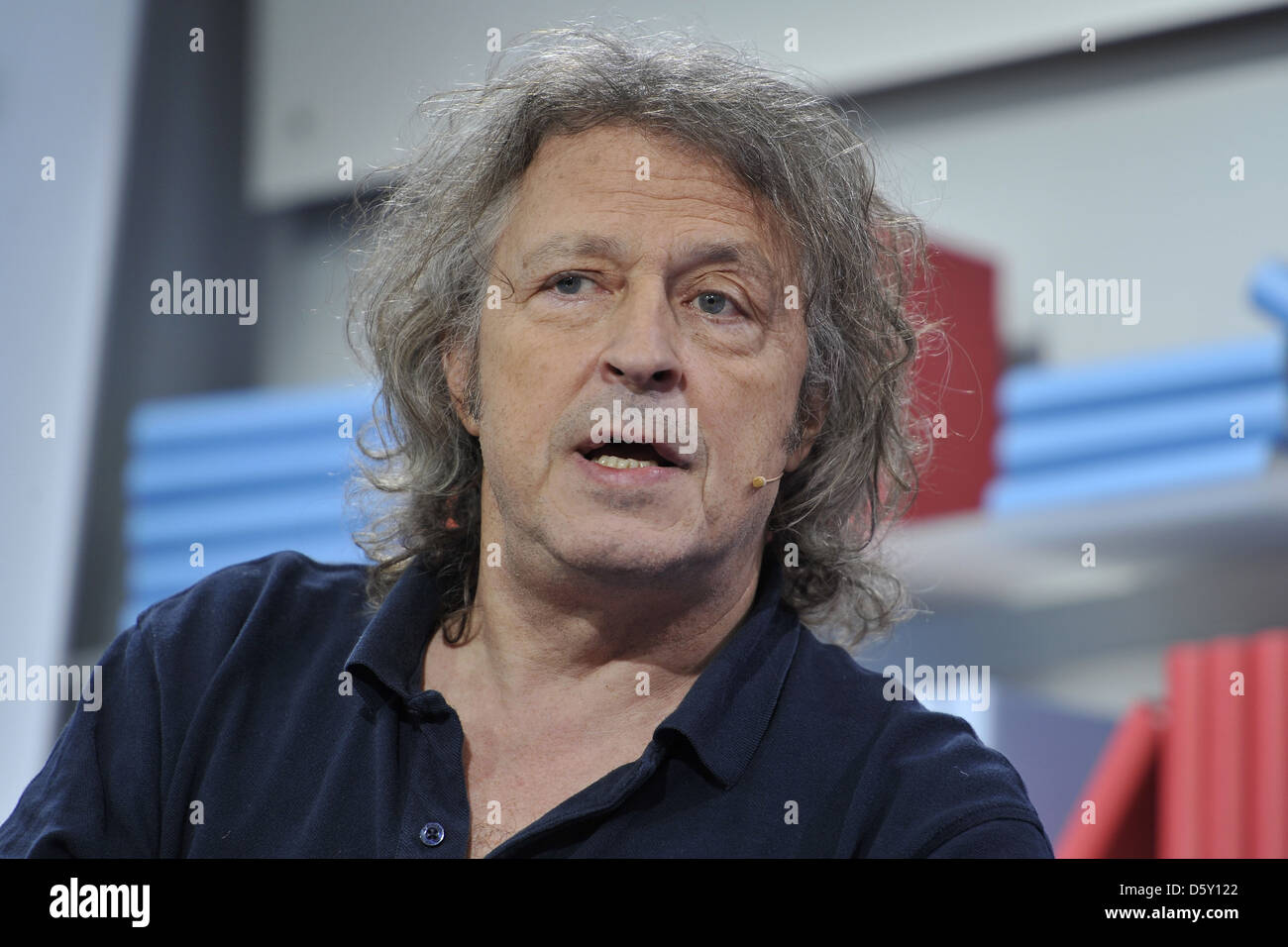 Bap singer Wolfgang Niedecken promouvoir sa biographie 'Fuer 'ne' à Foire du livre de Leipzig. Leipzig, Allemagne - 17.03.2011 Banque D'Images