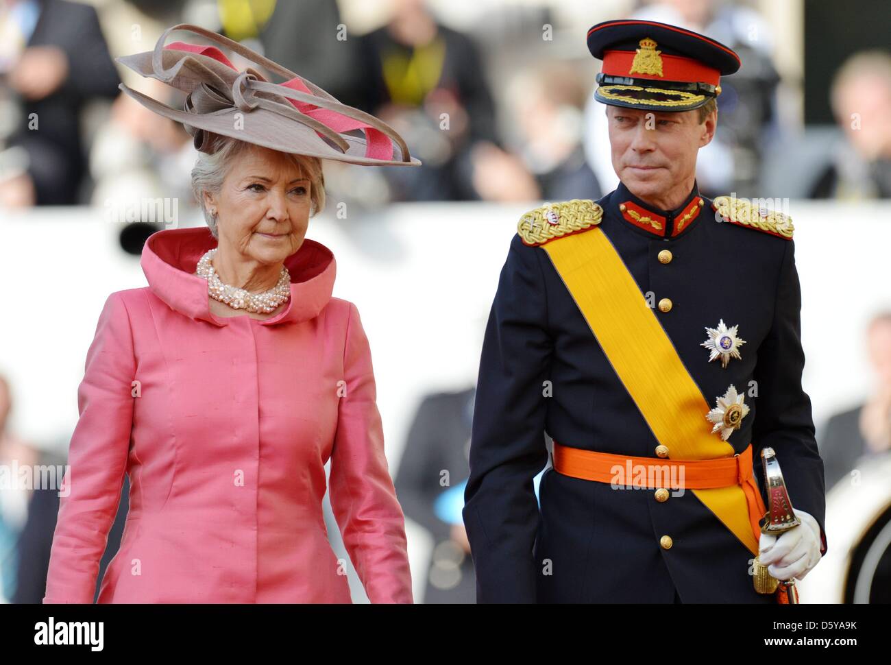Le Prince Henri Grand Duc De Luxembourg R Et Mme Dominique De