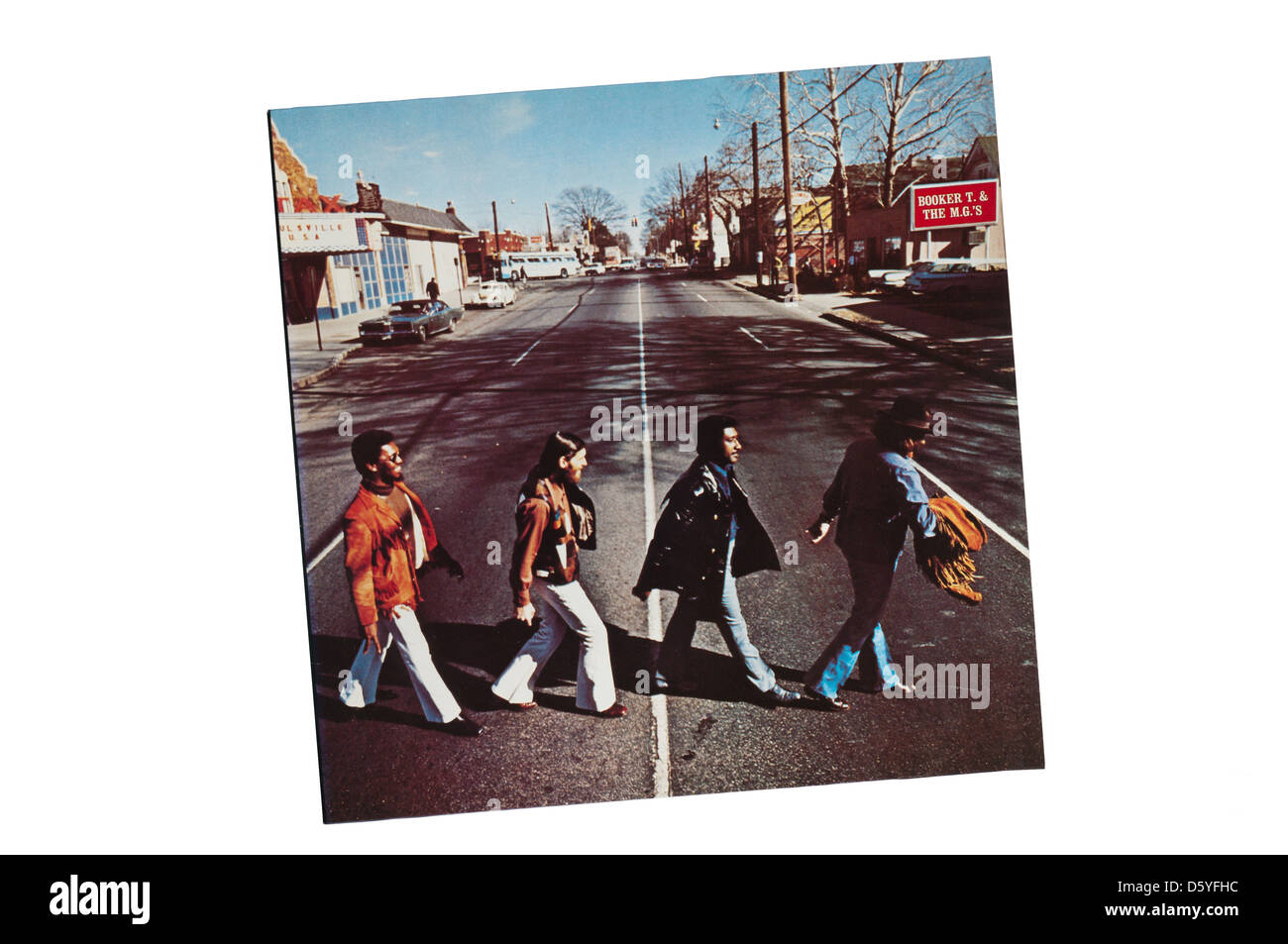 McLemore Avenue était un album de 1970 par Booker T. et les MG composé de reprises de chansons de l'album Beatles Abbey Road. Banque D'Images