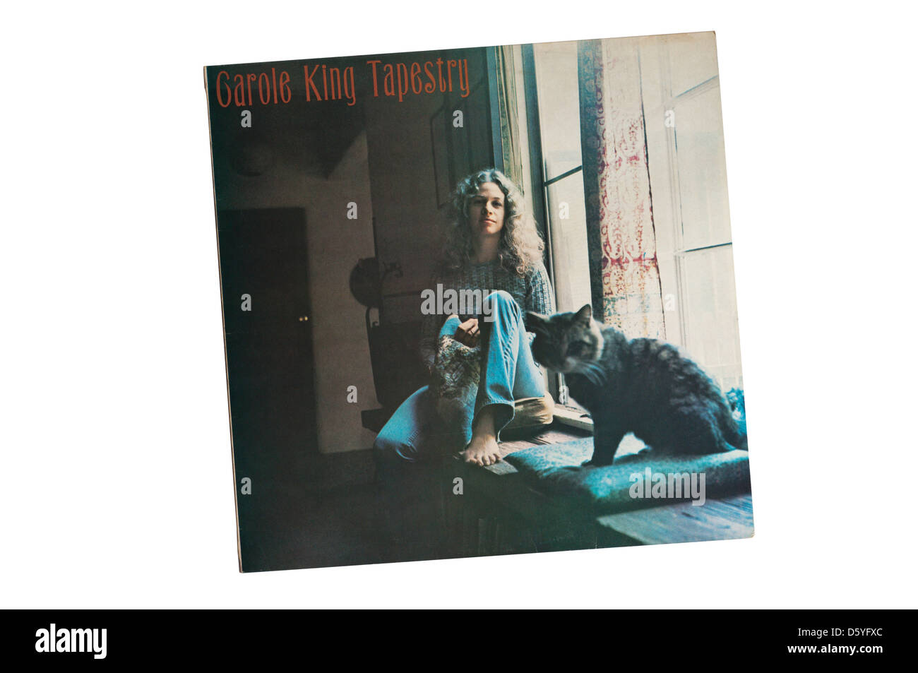 Tapisserie a été un album de 1971 par la chanteuse-parolière Carole King publié le Ode Records. Banque D'Images