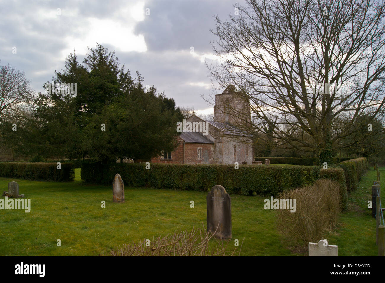 All Saints' Church, Alton Priors, Wiltshire, Angleterre Banque D'Images