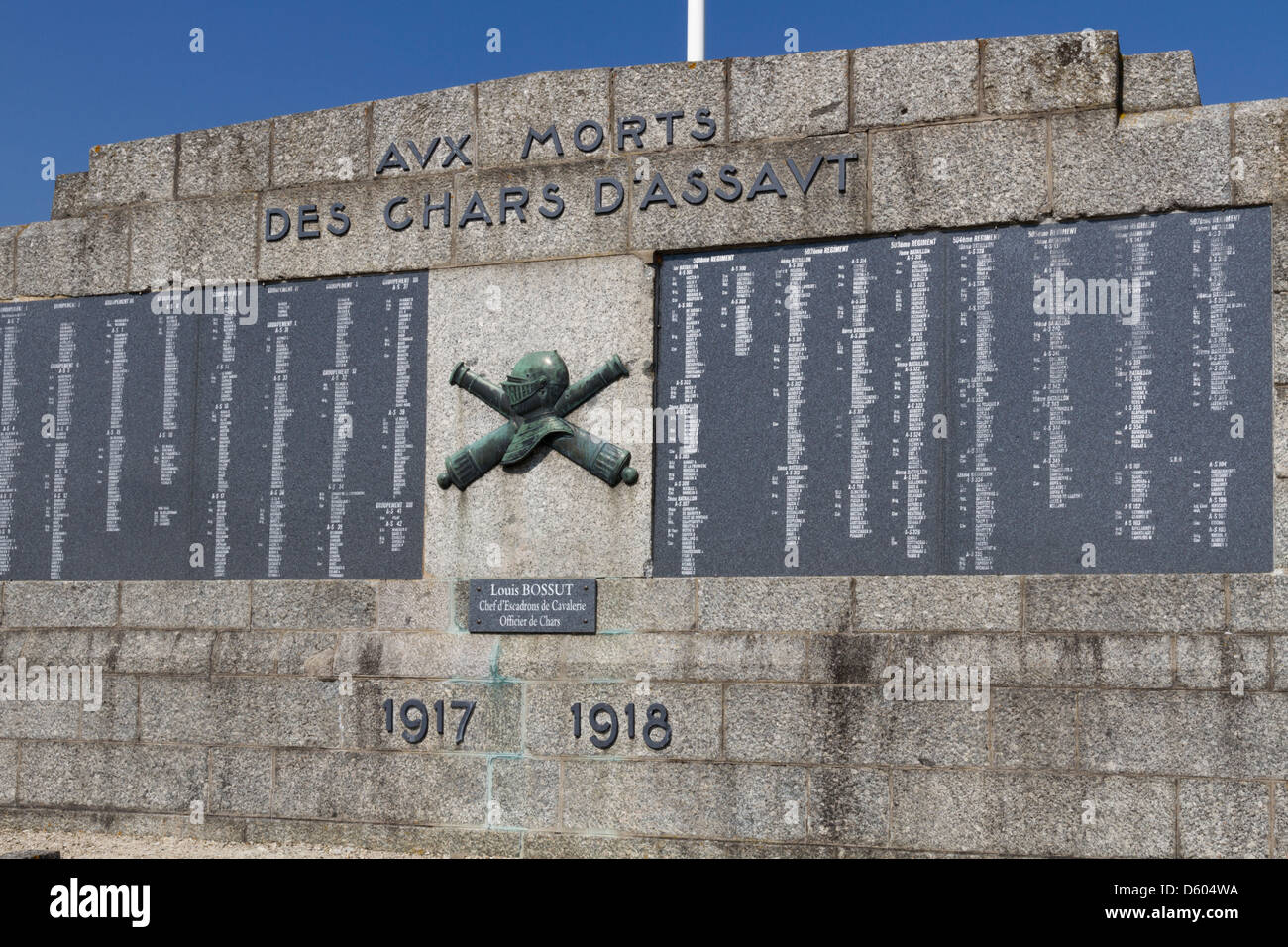 France Aisne Berry-au-Bac, Great War Memorial Réservoir Banque D'Images