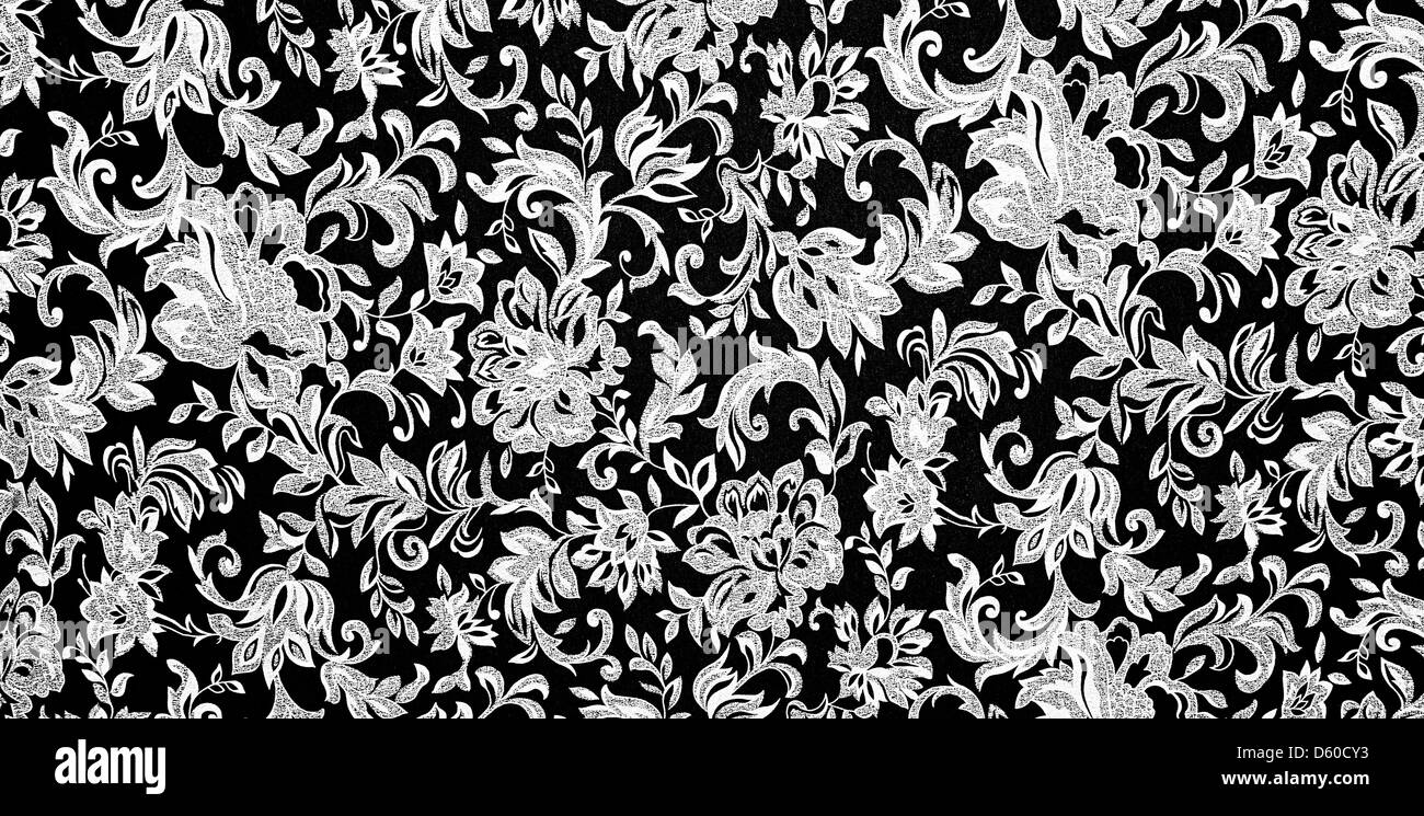 Papier peint floral vintage Banque de photographies et d’images à haute