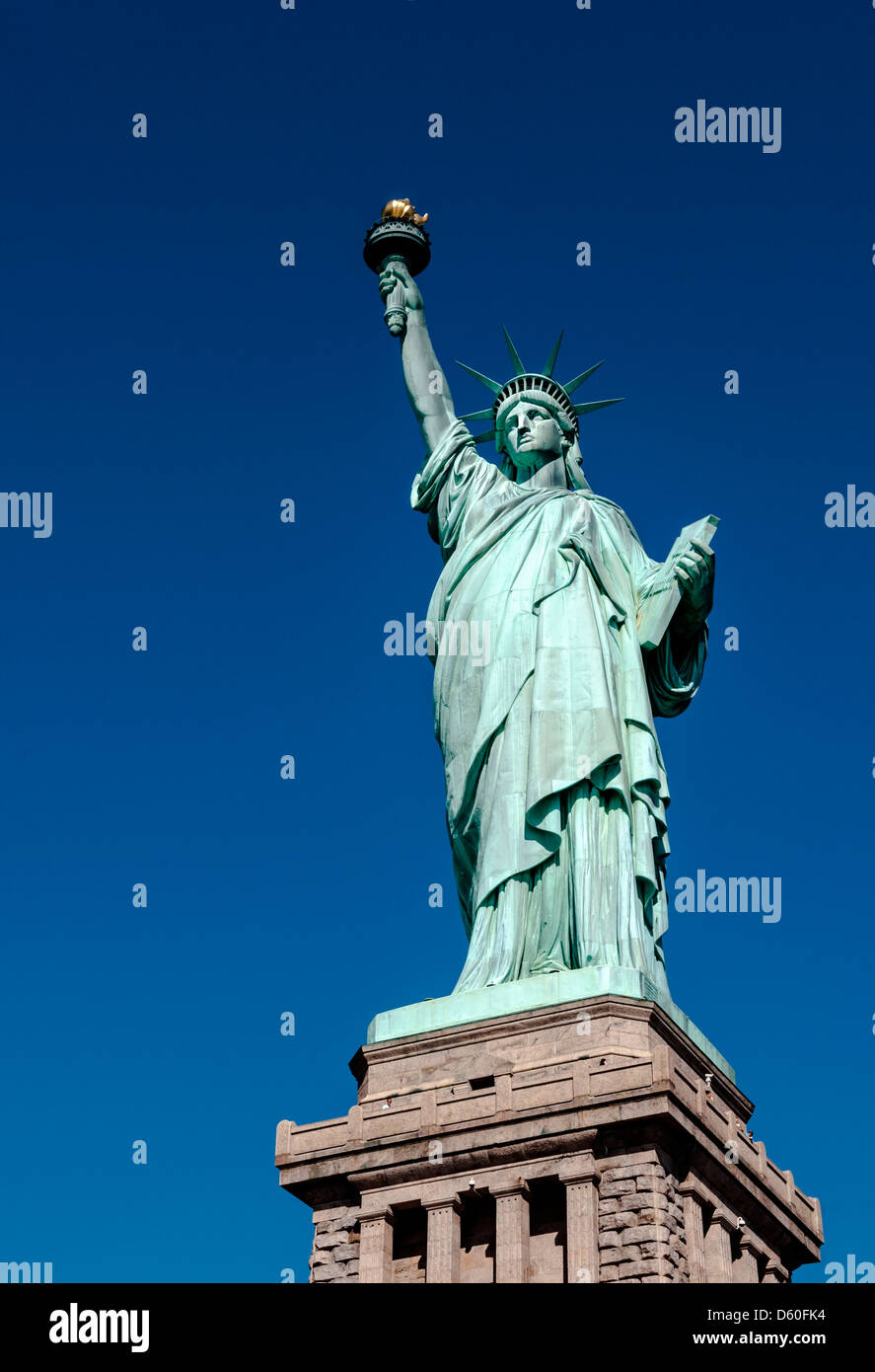 Statue de la liberté, Liberty Island, New York City, New York, États-Unis d'Amérique, USA Banque D'Images