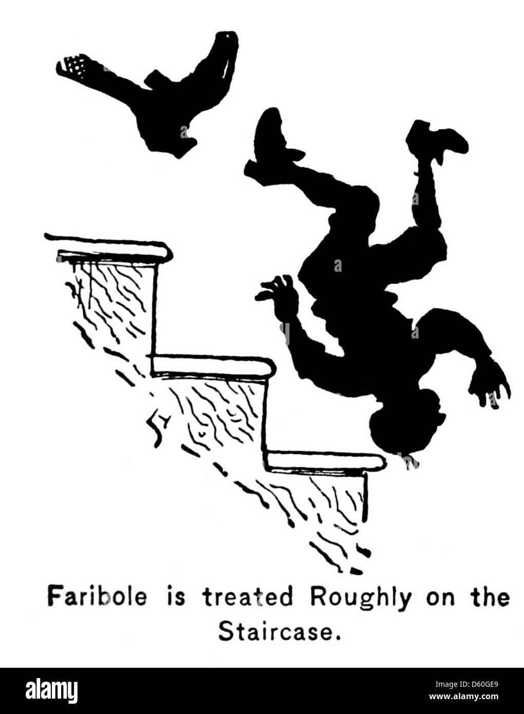 Une illustration de 1878 d'une silhouette de chat, capturant la forme simple et élégante d'un chat en profil, un exemple classique de l'art minimaliste du XIXe siècle. Banque D'Images
