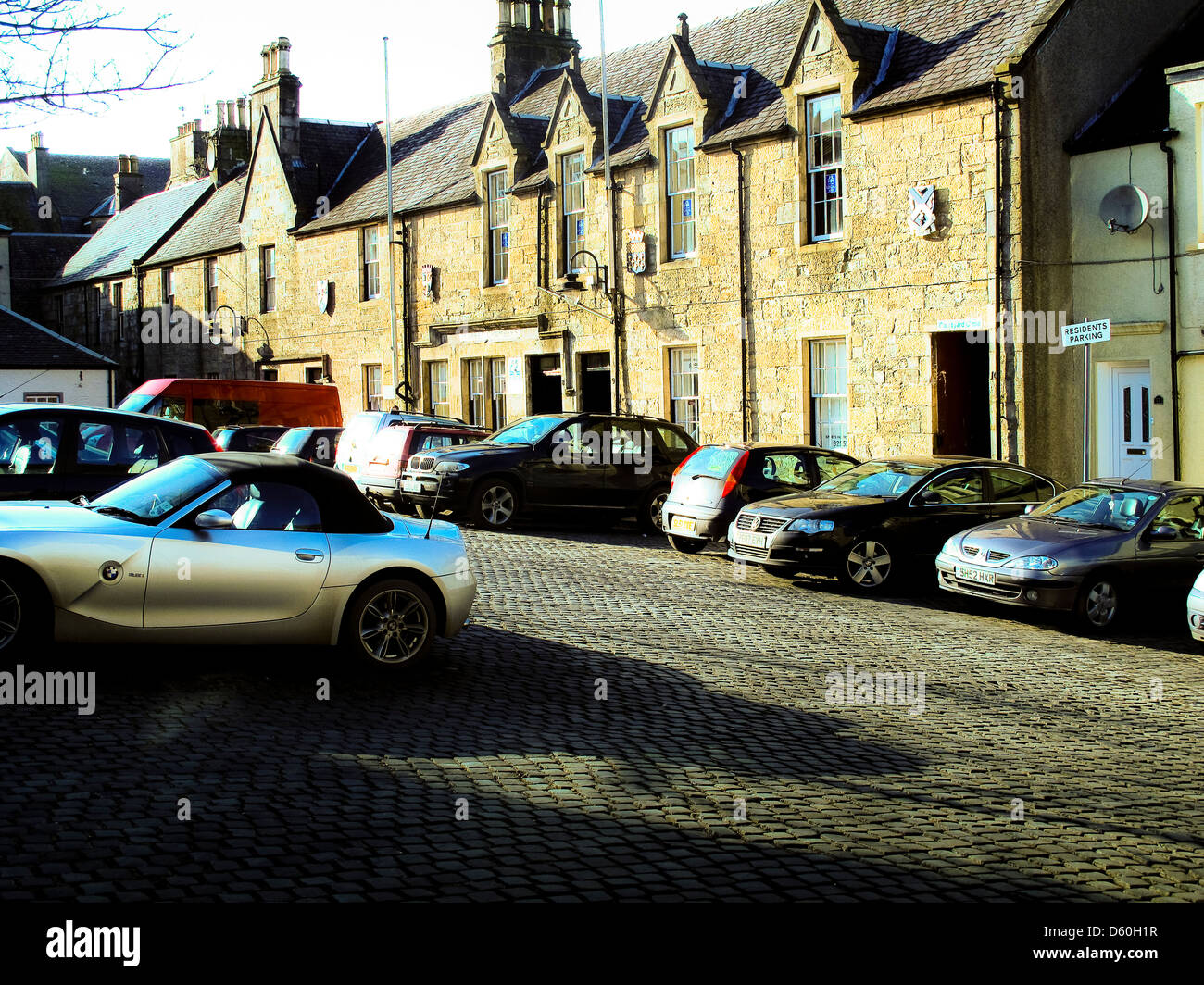 Market street square Kilsyth North Lanarkshire Banque D'Images
