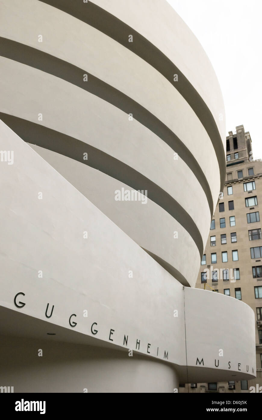 Solomon R. Guggenheim Museum, de l'Upper East Side, Manhattan, New York, USA, PublicGround Banque D'Images