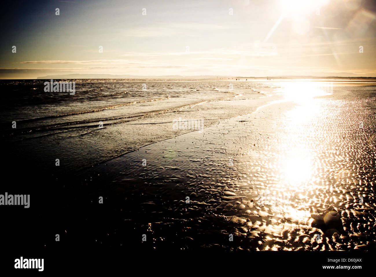 Camber Sands Beach East Sussex Banque D'Images